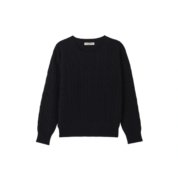 Kylesku Dark Blue Cashmere Jumper