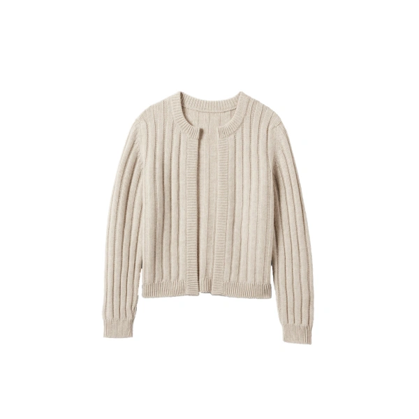 Lecht Natural Cashmere Crew Cardigan