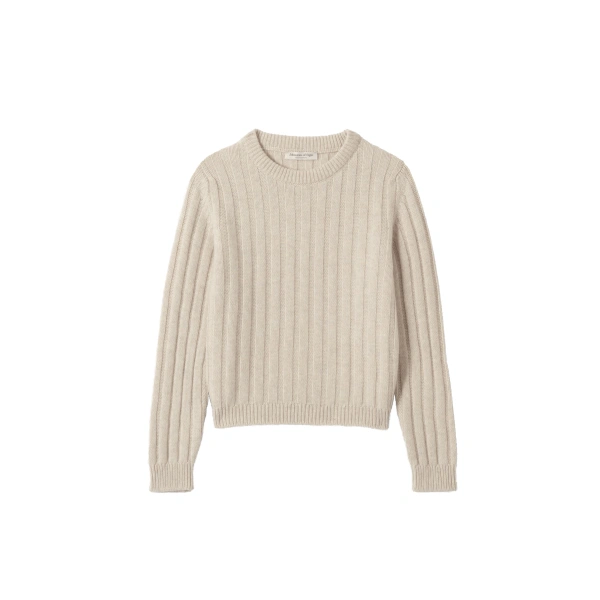 Lecht Natural Cashmere Crew Jumper