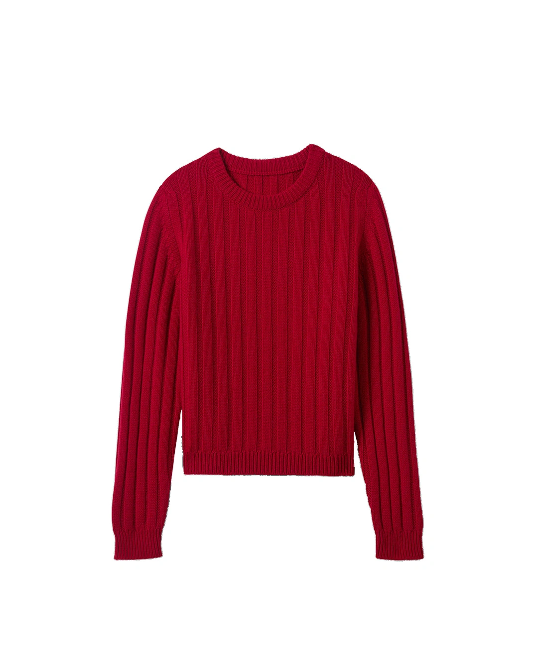 Johnstons of Elgin Lecht Red Cashmere Crew Jumper Johnstons of Elgin Lecht Red Cashmere Crew Jumper | Sweaters | Coveti