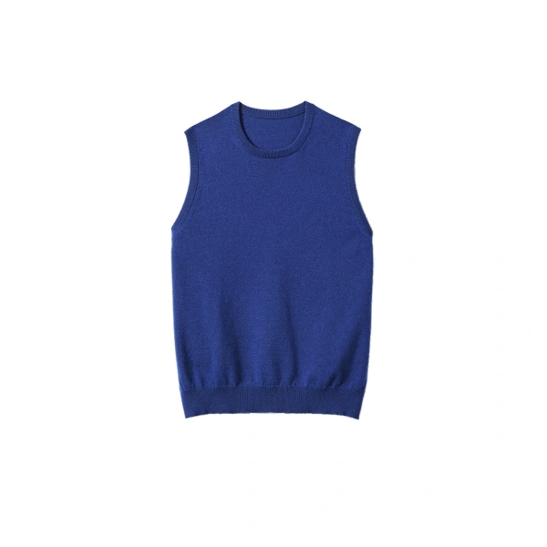 Lennox Blue Cashmere Sleeveless Tank