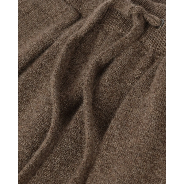 Johnstons of Elgin Lewis Brown Tapered Cashmere Joggers