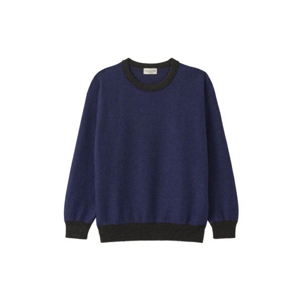 Liddell Blue Cashmere Sweatshirt