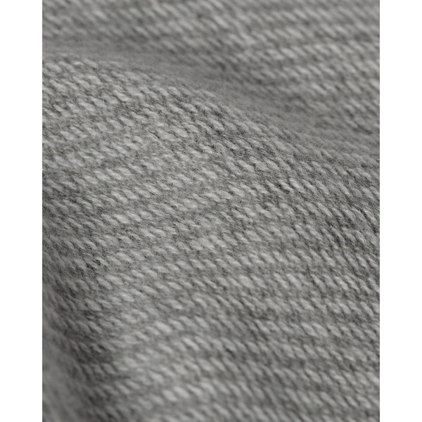 Johnstons of Elgin Liddell Grey Cashmere Sweatshirt