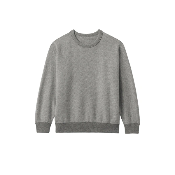Liddell Grey Cashmere Sweatshirt