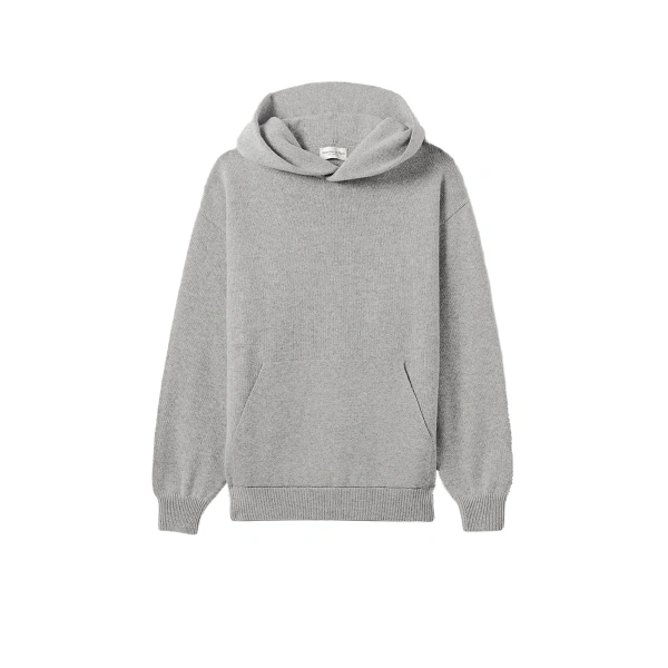 Light Grey Cashmere Hoodie
