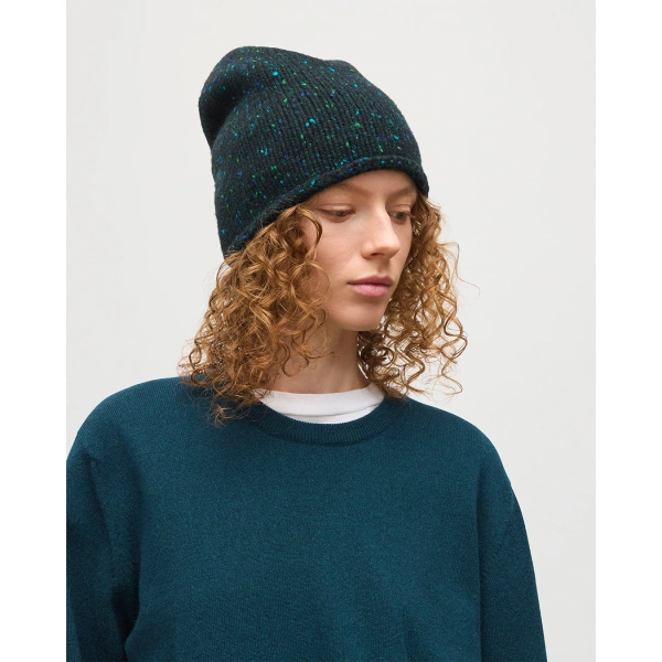 Johnstons of Elgin Lunan Bottle Green Classic Crew Jumper
