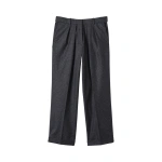Johnstons of Elgin Macara Dark Blue Pleated Trousers | Tailored pants | Coveti