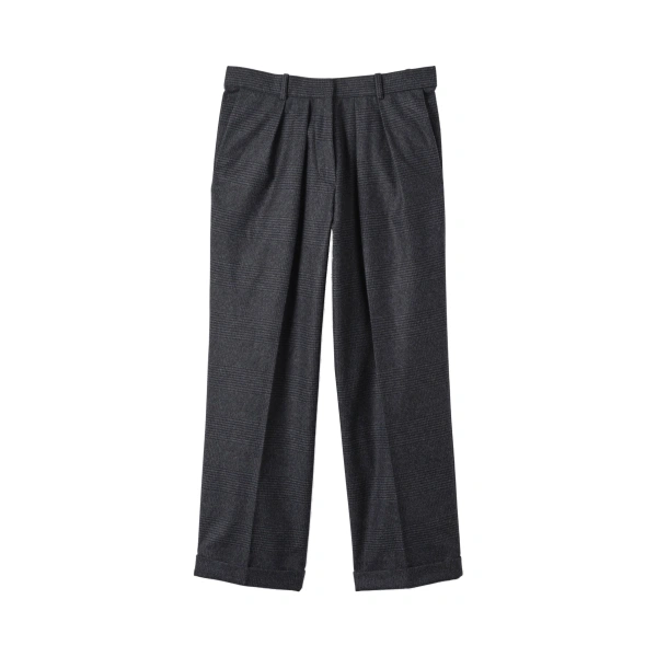 Macara Dark Blue Pleated Trousers