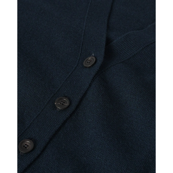 Johnstons of Elgin Milano Stitch Bottle Green Cashmere Cardigan