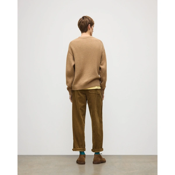 Johnstons of Elgin Murchison Camel Marble Cashmere & Cotton Jumper