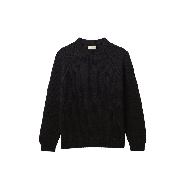 Pioneer Ombre Black Cashmere Jumper