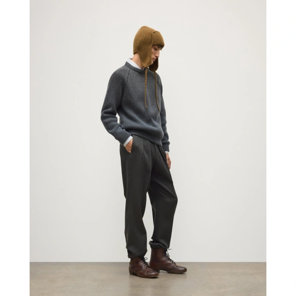 Johnstons of Elgin Pioneer Ombre Grey Cashmere Jumper