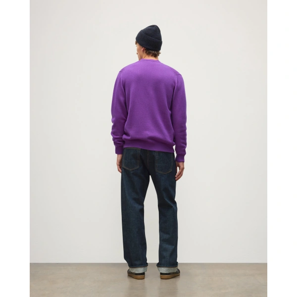 Johnstons of Elgin Redpath Purple Cashmere Cardigan