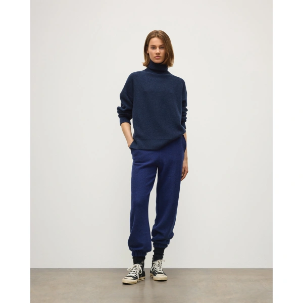Johnstons of Elgin Reel Blue Cashmere Trousers