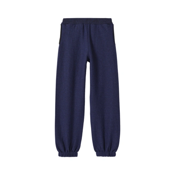 Johnstons of Elgin Reel Blue Cashmere Trousers | Sweatpants | Coveti