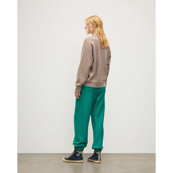 Johnstons of Elgin Reel Green Cashmere Trousers