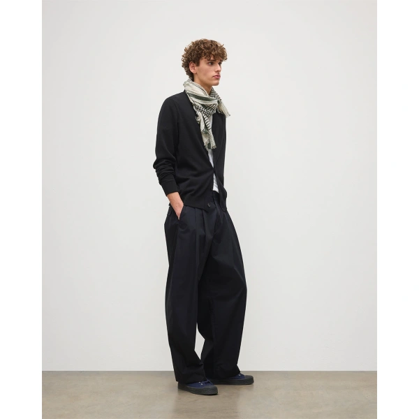 Johnstons of Elgin Rory Black Classic Cashmere Cardigan