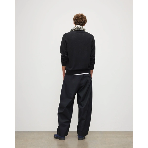 Johnstons of Elgin Rory Black Classic Cashmere Cardigan