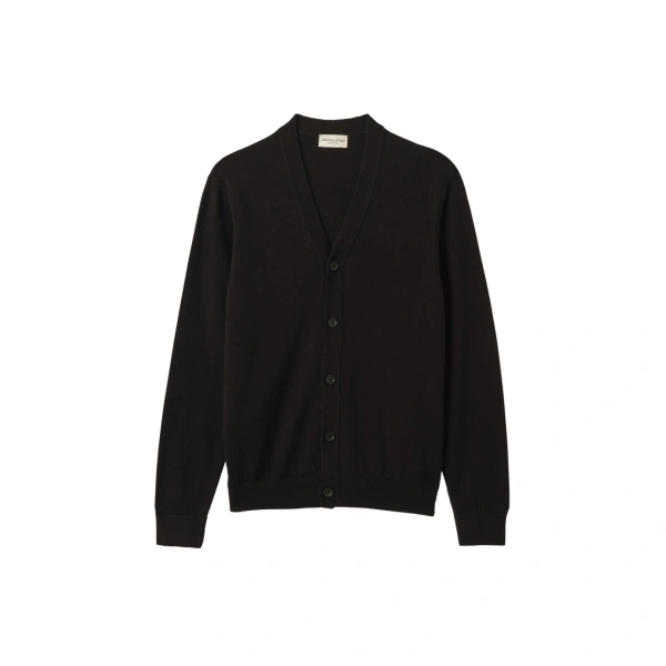 Rory Black Classic Cashmere Cardigan