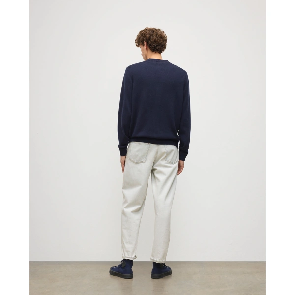 Johnstons of Elgin Rory Dark Navy Classic Cashmere Cardigan