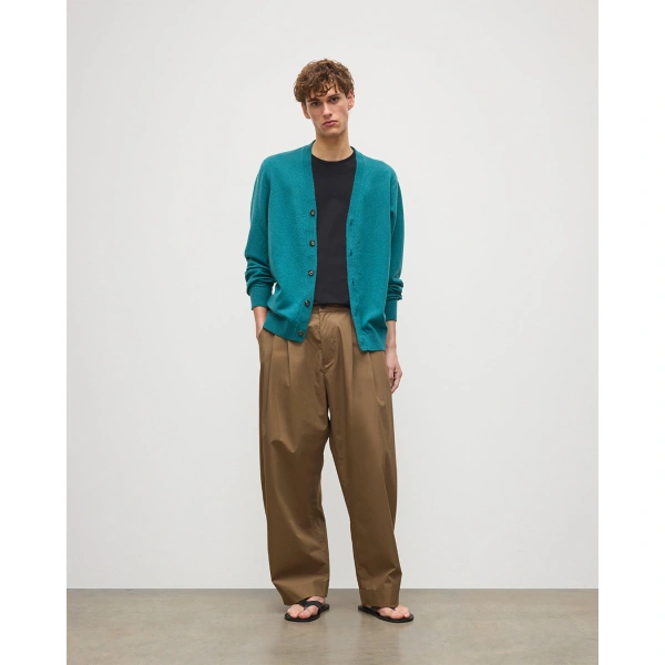Johnstons of Elgin Rory Green Classic Cashmere Cardigan