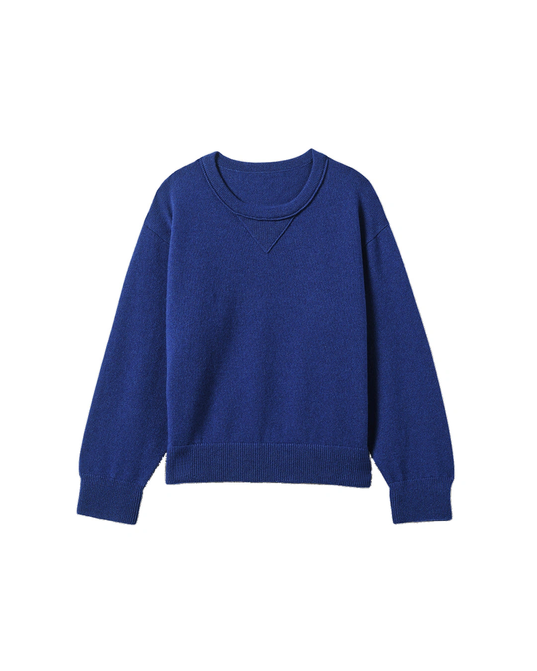 Johnstons of Elgin Stella Blue Cashmere Sweatshirt Johnstons of Elgin Stella Blue Cashmere Sweatshirt | Sweaters | Coveti