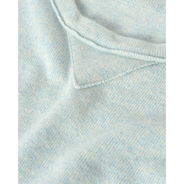 Johnstons of Elgin Stella Light Green Cashmere Sweatshirt