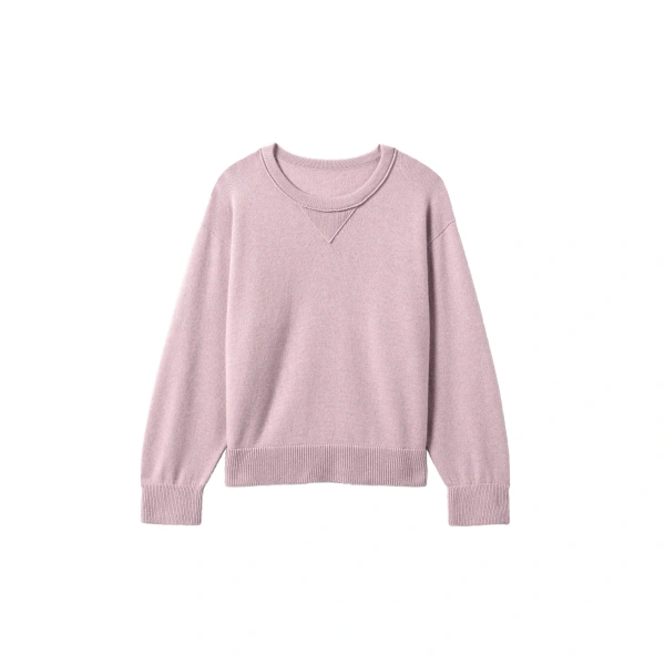 Stella Light Pink Cashmere Sweatshirt