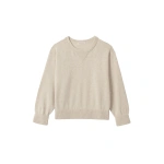 Johnstons of Elgin Stella Natural Cashmere Sweatshirt | Sweaters | Coveti