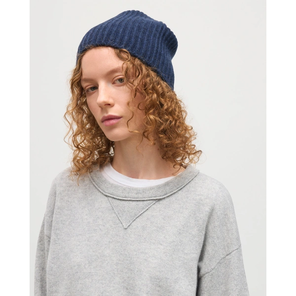 Johnstons of Elgin Stella Pale Grey Cashmere Sweatshirt