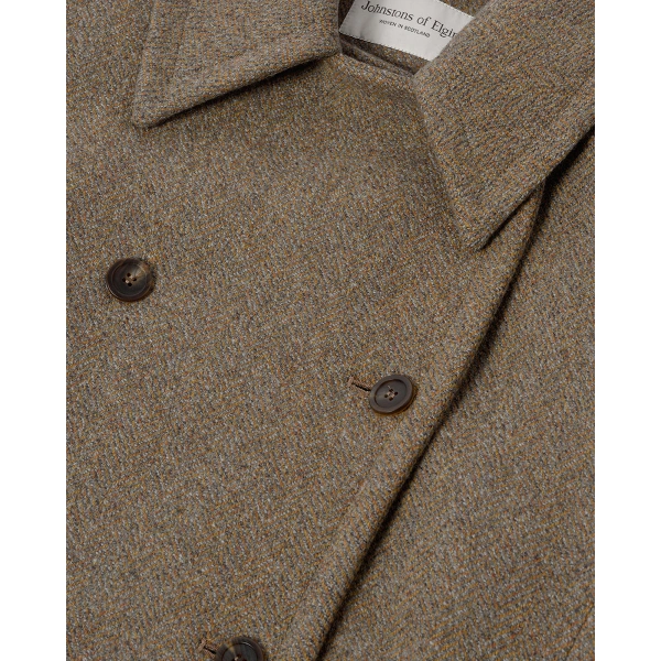 Johnstons of Elgin The Great Coat in Brown