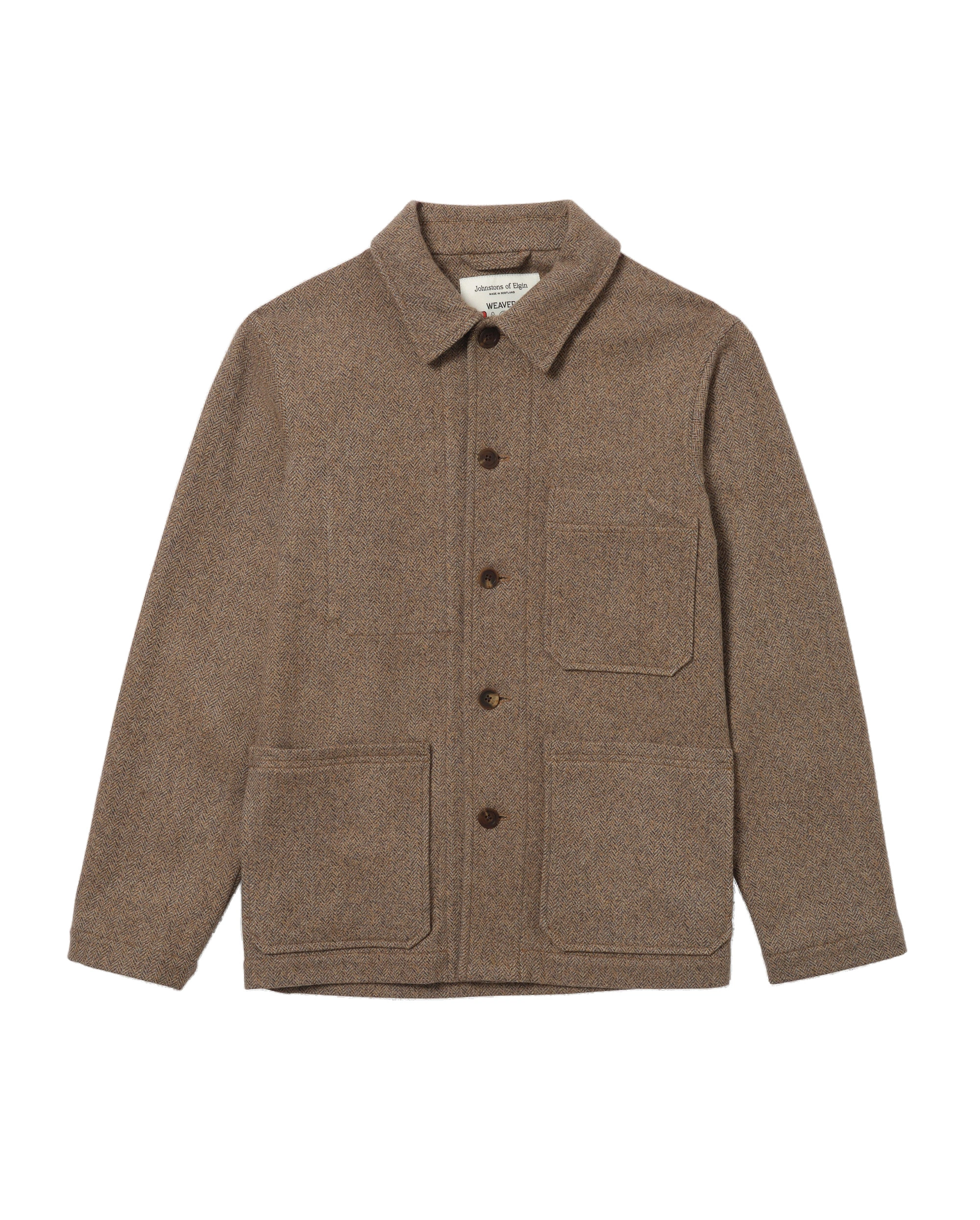 Johnstons of Elgin The Weavers Camel & Blue Herringbone Jacket Johnstons of Elgin The Weavers Camel & Blue Herringbone Jacket | Men Jackets | Coveti