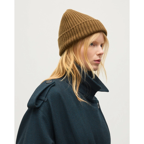 Johnstons of Elgin Threave Mallard Glen Urquhart Wool Trench Coat