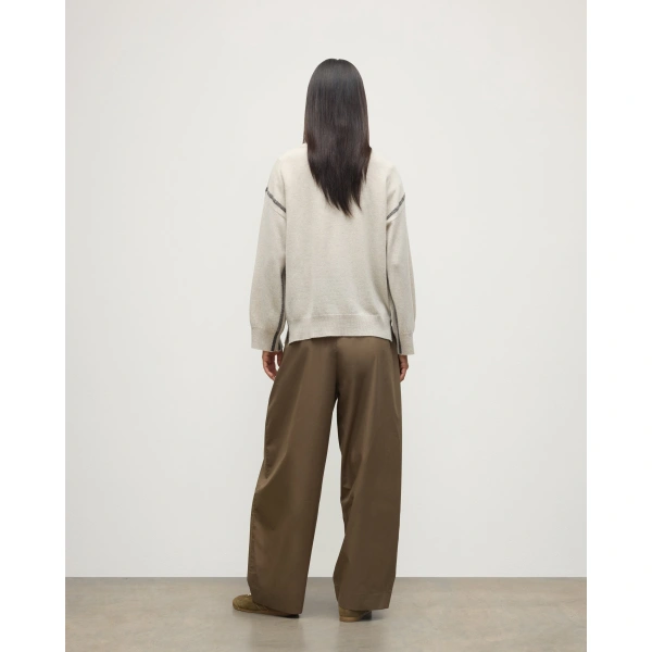 Johnstons of Elgin Tilda Natural Cashmere Jumper