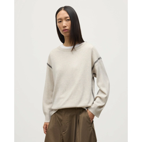 Johnstons of Elgin Tilda Natural Cashmere Jumper