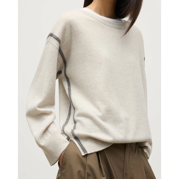 Johnstons of Elgin Tilda Natural Cashmere Jumper