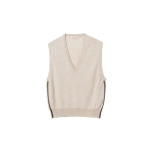 Johnstons of Elgin Tilda Natural Cashmere Tank | Sleeveless | Coveti