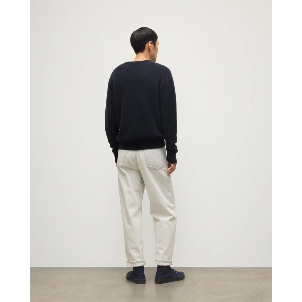 Johnstons of Elgin Tiree Blue Donegal Cashmere Jumper