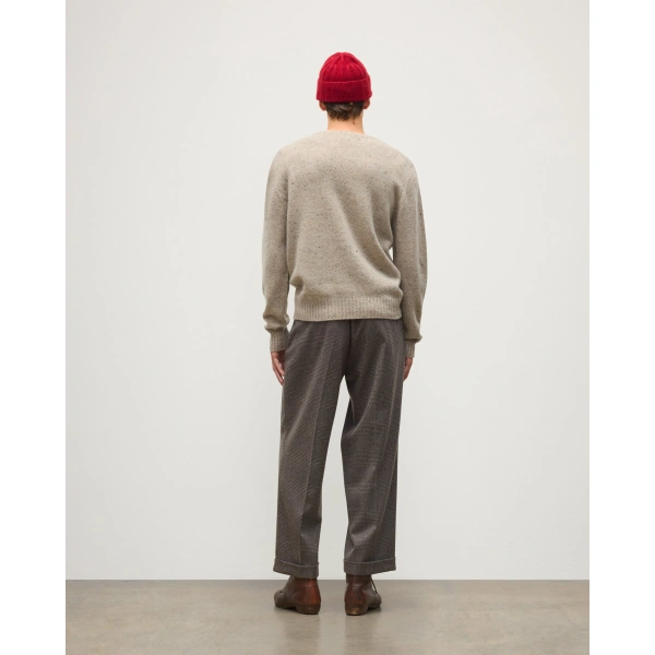 Johnstons of Elgin Tiree Natural Donegal Cashmere Jumper