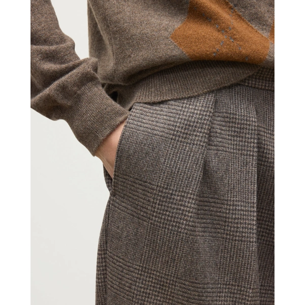 Johnstons of Elgin Traquair Glen Urquhart Check Trousers
