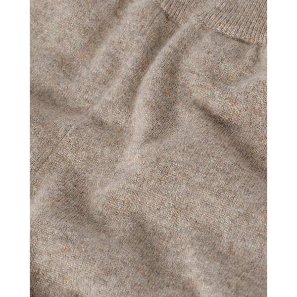 Johnstons of Elgin Wide Leg Brown Cashmere Trousers