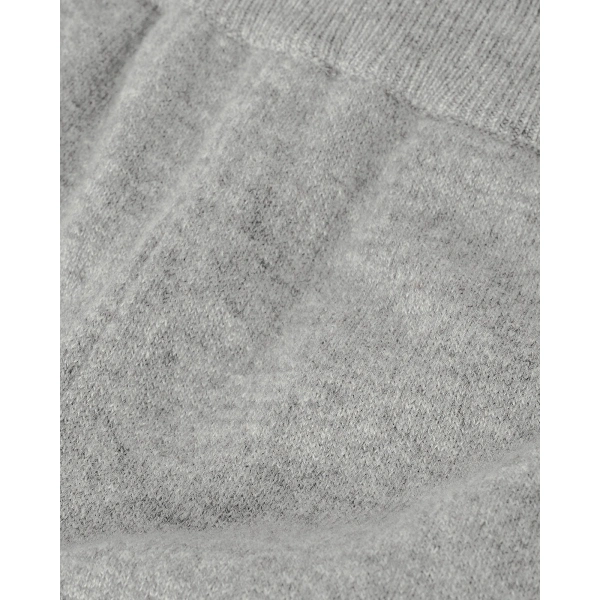 Johnstons of Elgin Wide Leg Light Grey Cashmere Trousers