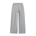 Johnstons of Elgin Wide Leg Light Grey Cashmere Trousers | Wide leg pants | Coveti