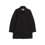 Johnstons of Elgin Wool Car Coat in Shale | Men Coats | Coveti