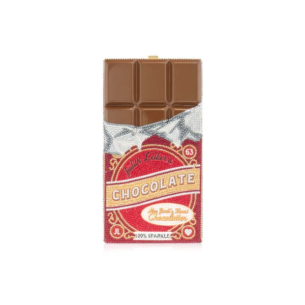 Candy Bar Milk Chocolate Crystal Clutch