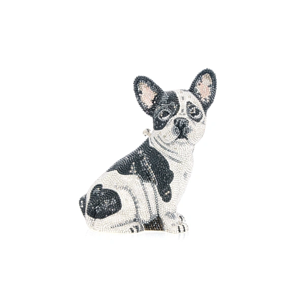 Judith Leiber French Bulldog Fred Crystal Clutch