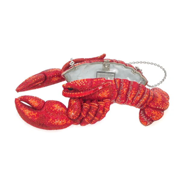 Judith Leiber Lobster Claudia Crystal Clutch, view 3