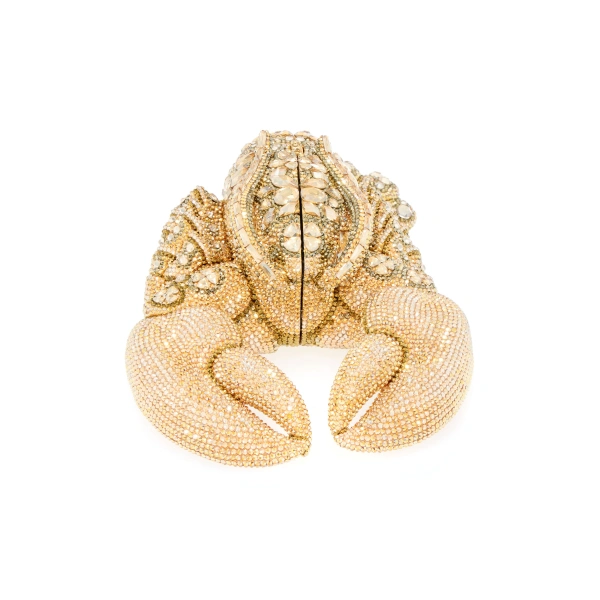 Judith Leiber Lobster Sheldon Crystal Clutch, view 4