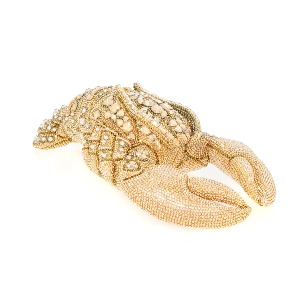 Judith Leiber Lobster Sheldon Crystal Clutch, view 5